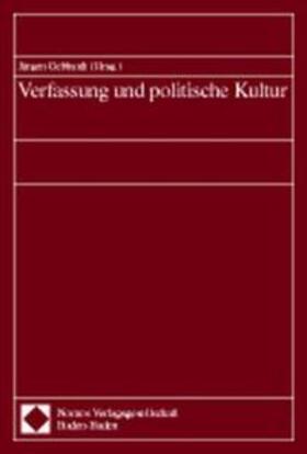 Gebhardt | Verfassung und politische Kultur | Buch | 978-3-7890-6141-7 | sack.de