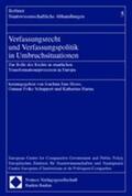 Hesse / Schuppert / Harms |  Verfassungsrecht und Verfassungspolitik in Umbruchsituatione | Buch |  Sack Fachmedien