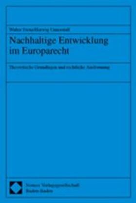 Frenz / Unnerstall | Nachhaltige Entwicklung im Europarecht | Buch | 978-3-7890-6159-2 | sack.de
