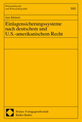  Einlagensicherungssysteme nach deutschem und U.S.-amerikanischem Recht | Buch |  Sack Fachmedien