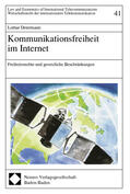 Determann |  Determann, L: Kommunikationsfreiheit im Internet | Buch |  Sack Fachmedien