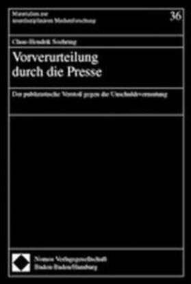 Soehring | Vorverurteilung durch die Presse | Buch | 978-3-7890-6308-4 | sack.de