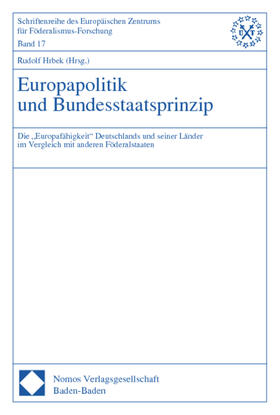 Hrbek | Europapolitik und Bundesstaatsprinzip | Buch | 978-3-7890-6541-5 | sack.de