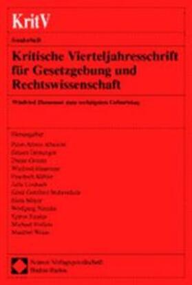 Albrecht / Denninger / Grimm | Kritische Vierteljahresschrift für Gesetzgebung und Rechtswi | Buch | 978-3-7890-6550-7 | sack.de