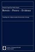 Nagel / Bajons |  Beweis - Preuve - Evidence | Buch |  Sack Fachmedien