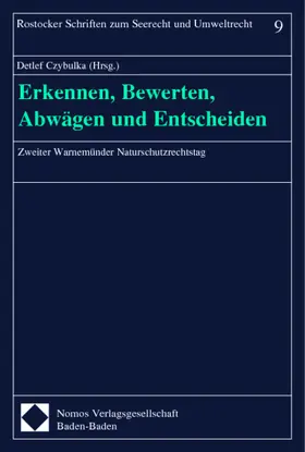 Czybulka |  Erkennen, Bewerten, Abwägen und Entscheiden | Buch |  Sack Fachmedien