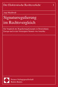 Miedbrodt |  Signaturregulierung im Rechtsvergleich | Buch |  Sack Fachmedien