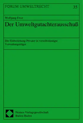  Der Umweltgutachterausschuß | Buch |  Sack Fachmedien