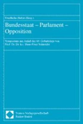 Hufen | Bundesstaat, Parlament, Opposition | Buch | 978-3-7890-6952-9 | sack.de