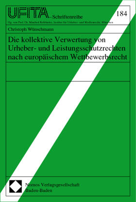 Die kollektive Verwertung von Urheber- und Leistungsschutzrechten nach europäischem Wettbewerbsrecht | Buch | 978-3-7890-7042-6 | sack.de