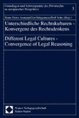 Assmann / Brüggemeier / Sethe | Unterschiedliche Rechtskulturen - Konvergenz des Rechtsdenke | Buch | 978-3-7890-7127-0 | sack.de