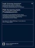 Siebert / Mühlberger / Behrend |  PSA-Screening beim Prostatakarzinom | Buch |  Sack Fachmedien
