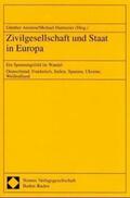 Ammon / Hartmeier |  Zivilgesellschaft und Staat in Europa | Buch |  Sack Fachmedien