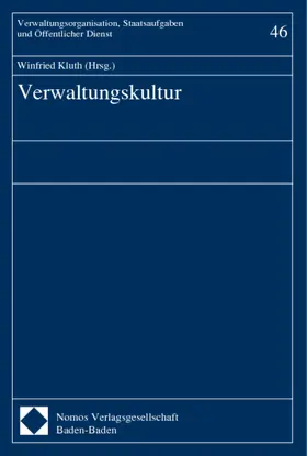  Verwaltungskultur | Buch |  Sack Fachmedien