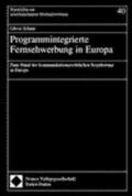 Schaar |  Programmintegrierte Fernsehwerbung in Europa | Buch |  Sack Fachmedien