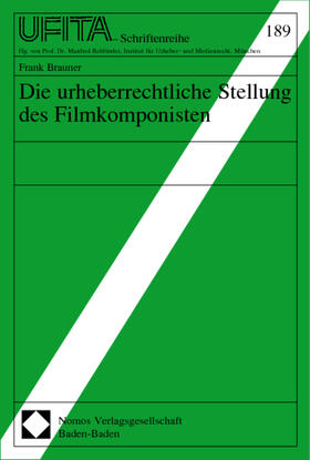 Die urheberrechtliche Stellung des Filmkomponisten | Buch | 978-3-7890-7293-2 | sack.de