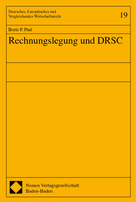 Paal | Paal: Rechnungslegung und DRSC | Buch | 978-3-7890-7406-6 | sack.de