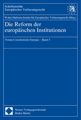 Reform d. europ. Institutionen | Buch | 978-3-7890-7487-5 | sack.de
