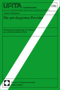  Dustmann: privilegierten Provider | Buch |  Sack Fachmedien
