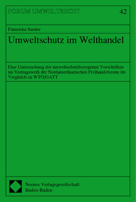 Umweltschutz im Welthandel | Buch | 978-3-7890-7575-9 | sack.de