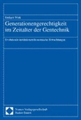 Wink | Wink, R: Generationengerechtigkeit | Buch | 978-3-7890-7647-3 | sack.de