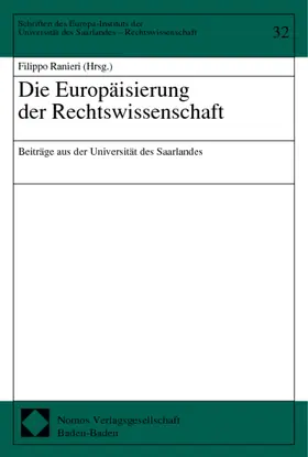 Ranieri |  Die Europäisierung der Rechtswissenschaft | Buch |  Sack Fachmedien