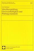 Gehringer |  Abschlussprüfung, Gewissenhaftigkeit und Prüfungsstandards | Buch |  Sack Fachmedien