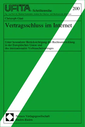  Vertragsschluss im Internet | Buch |  Sack Fachmedien