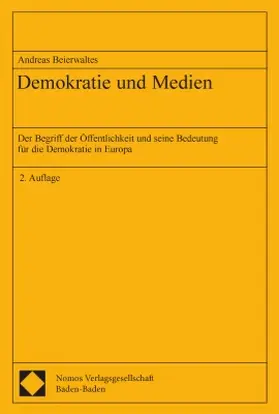  Demokratie und Medien | Buch |  Sack Fachmedien