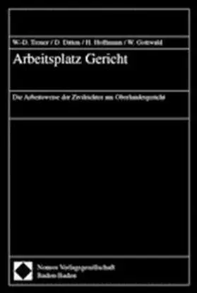 Treuer / Ditten / Hoffmann |  Arbeitsplatz Gericht | Buch |  Sack Fachmedien