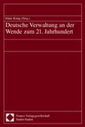 König | Deutsche Verwaltung/Wende z. 21. Jh | Buch | sack.de