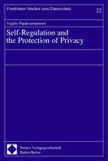 Papakonstantinou |  Self-Regulation and the Protection of Privacy | Buch |  Sack Fachmedien