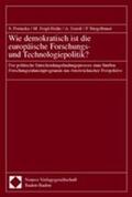  Wie demokratisch ist die europäische Forschungs- und Technol | Buch |  Sack Fachmedien