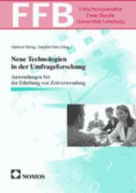 Ehling / Merz | Neue Techn. in d. Umfrageforsch. | Buch | 978-3-7890-8241-2 | sack.de