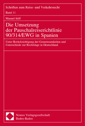 Stiff: Umsetzung/Pauschalreiserich. | Buch | 978-3-7890-8249-8 | sack.de