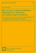 Meßling |  Die Lösung rechtsgeschäftlicher Bindungen im deutschen und italienischen Privatrecht | Buch |  Sack Fachmedien