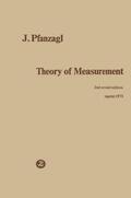 Pfanzagl |  Theory of Measurement | Buch |  Sack Fachmedien