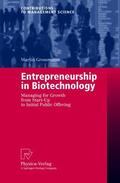 Grossmann |  Entrepreneurship in Biotechnology | Buch |  Sack Fachmedien