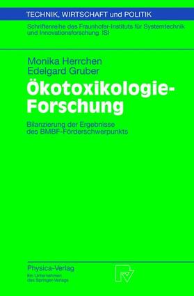 Herrchen / Gruber |  Herrchen, M: Ökotoxikologie-Forschung | Buch |  Sack Fachmedien