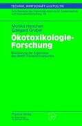 Herrchen / Gruber |  Herrchen, M: Ökotoxikologie-Forschung | Buch |  Sack Fachmedien
