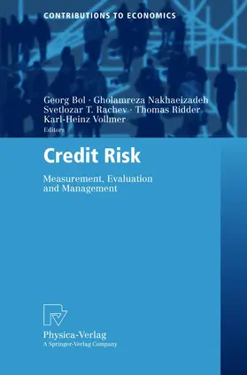 Bol / Nakhaeizadeh / Vollmer |  Credit Risk | Buch |  Sack Fachmedien