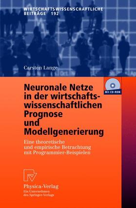 Lange |  Lange, C: Neuronale Netze in der wirtschaftswissenschaftlich | Buch |  Sack Fachmedien