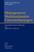 Holtbrügge |  Management Multinationaler Unternehmungen | Buch |  Sack Fachmedien