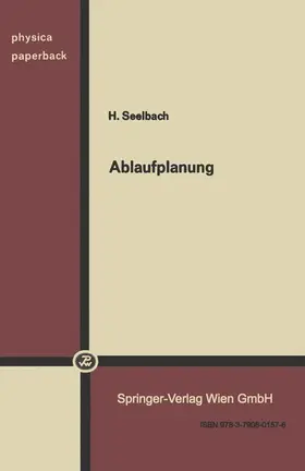 Seelbach |  Ablaufplanung | Buch |  Sack Fachmedien