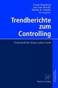 Bensberg / vom Brocke / Schultz |  Trendberichte zum Controlling | Buch |  Sack Fachmedien