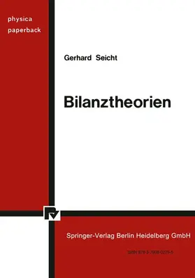 Seicht |  Bilanztheorien | Buch |  Sack Fachmedien