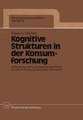 Grunert |  Grunert, K: Kognitive Strukturen in der Konsumforschung | Buch |  Sack Fachmedien