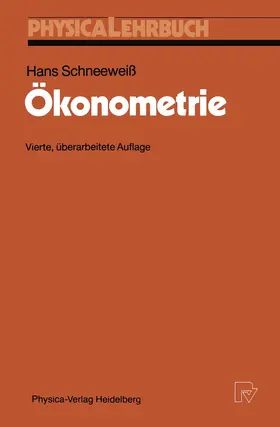 Schneeweiß |  Ökonometrie | Buch |  Sack Fachmedien