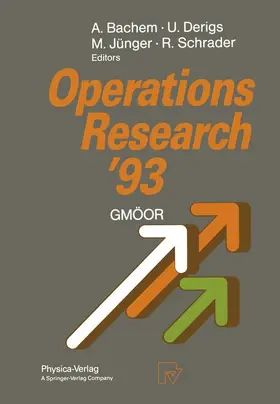 Bachem / Schrader / Derigs |  Operations Research '93 | Buch |  Sack Fachmedien