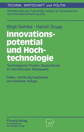 Gehrke / Grupp | Gehrke, B: Innovationspotential und Hochtechnologie | Buch | 978-3-7908-0804-9 | sack.de